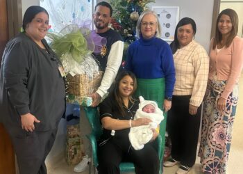 Hospital Ryder de Humacao recibe al primer bebé del 2025