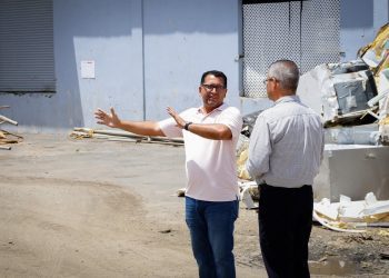 Alcalde de  San Lorenzo recibe visita del Primer Ejecutivo de Vega Baja para conocer proyecto pionero de reciclaje