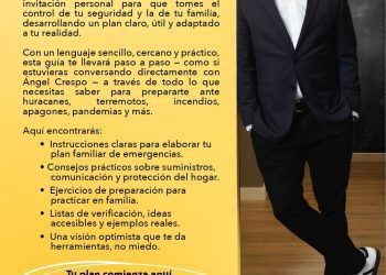 Ángel Crespo presenta su primer libro sobre preparación para emergencias y desastres