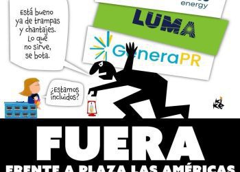 Convocan manifestación contra LUMA frente a Plaza Las Américas