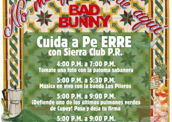 Sierra Club Puerto Rico llevará mensaje ambiental al concierto de Bad Bunny