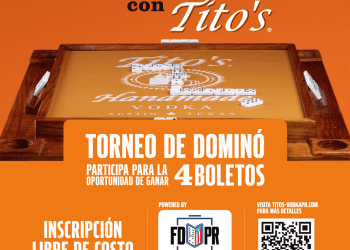 Tito’s Handmade Vodka lanza Torneo de Dominó alrededor de la Isla
