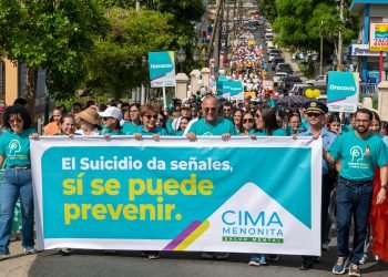 CIMA Menonita reafirma su compromiso con la prevención del suicidio con marcha comunitaria en Aibonito