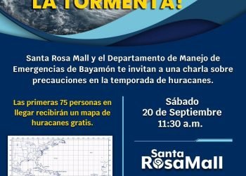 Santa Rosa Mall y Manejo de Emergencias de Bayamón ofrecen charla sobre preparación de huracanes