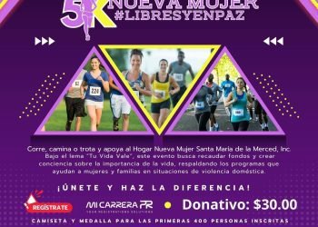 Hogar Nueva Mujer anuncia su primer 5k Libres y en Paz