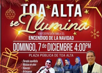 Toa Alta se ilumina para celebrar la Navidad y el comienzo de sus 275 años de fundación
